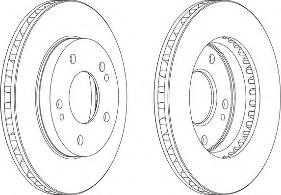 FERODO DDF824 Brake Disc